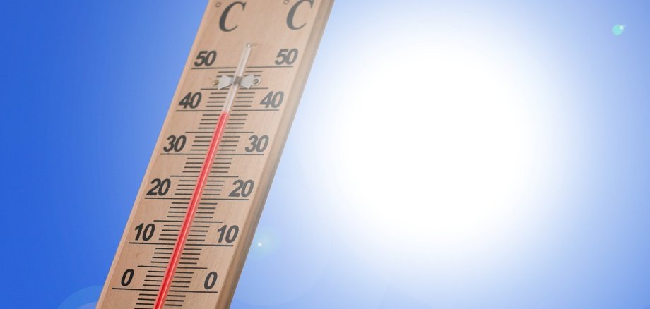 Thermometer und Hitze